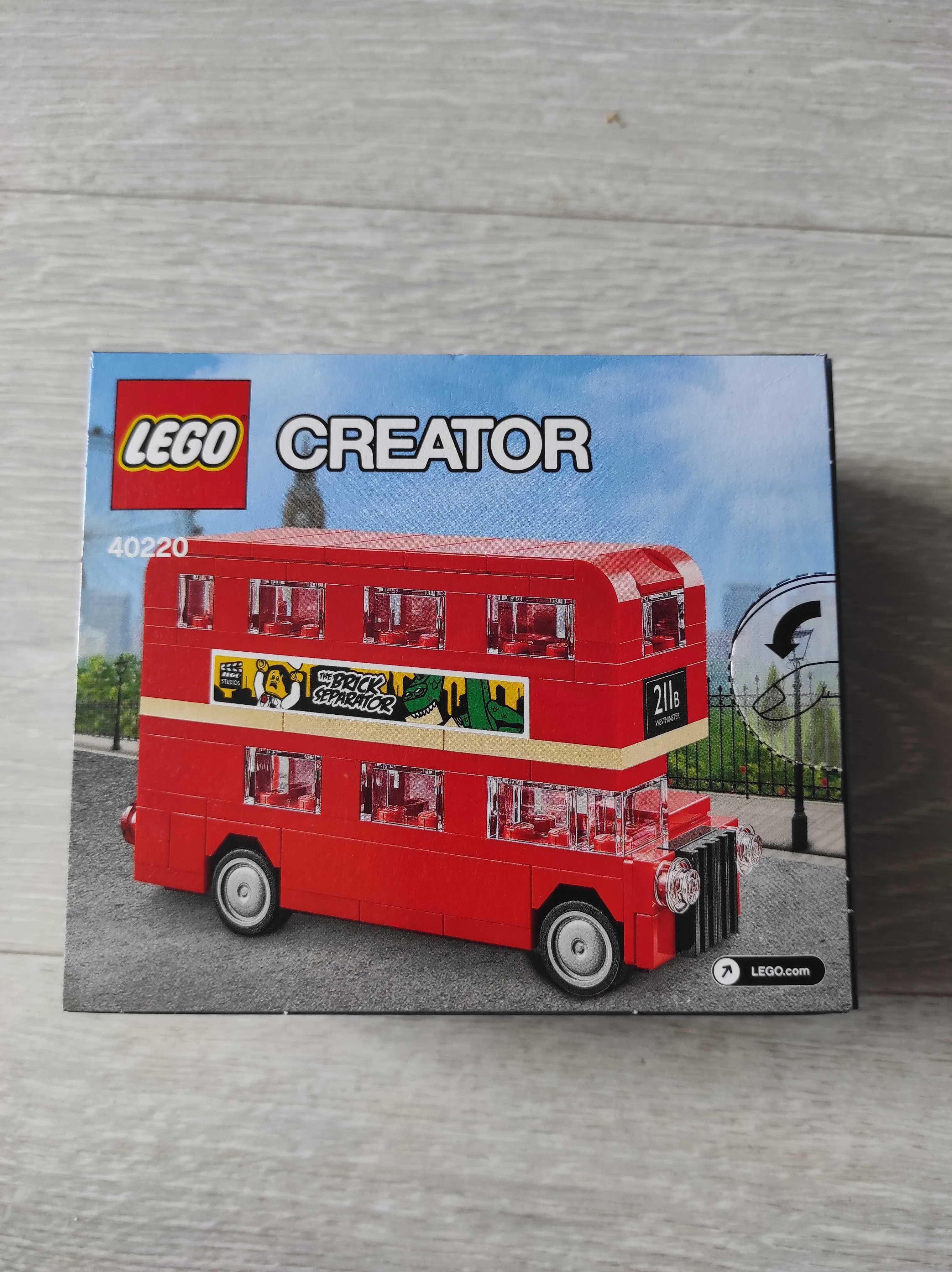 Lego Creator autobus Anglia czerwony dwupiętrowy 40220