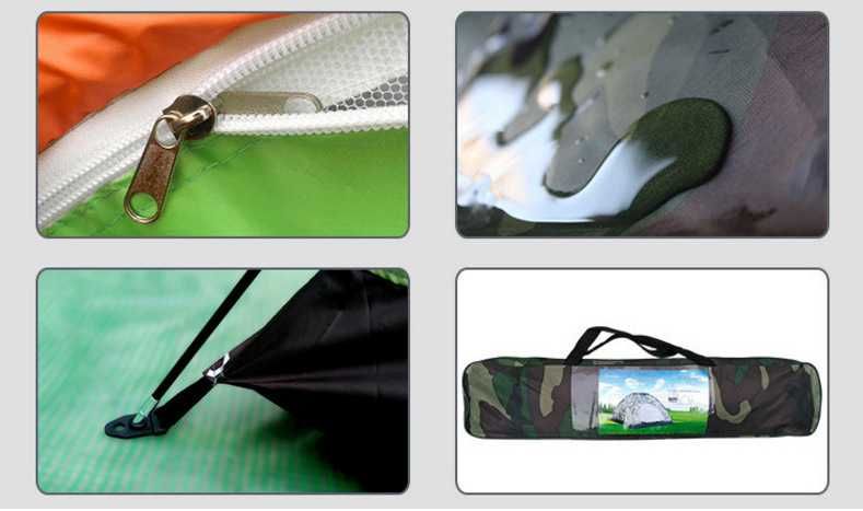 Автоматичний намет Hammock A003 210х150х135 см зелено-чорний, палатка