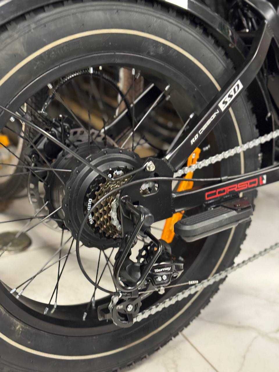 Електрофетбайк Corso 20" дюймів «Juster» потужністю 500W SHIMANO
