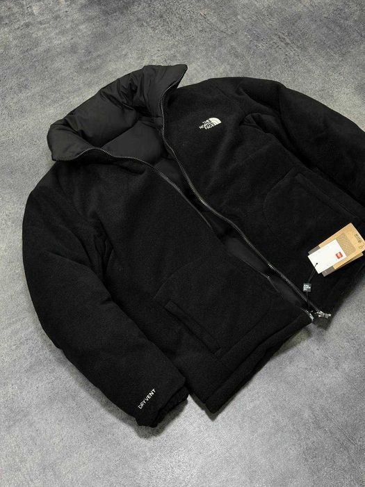 The North Face теплий чоловічий двосторонній пуховик ТНФ Куртка зимова