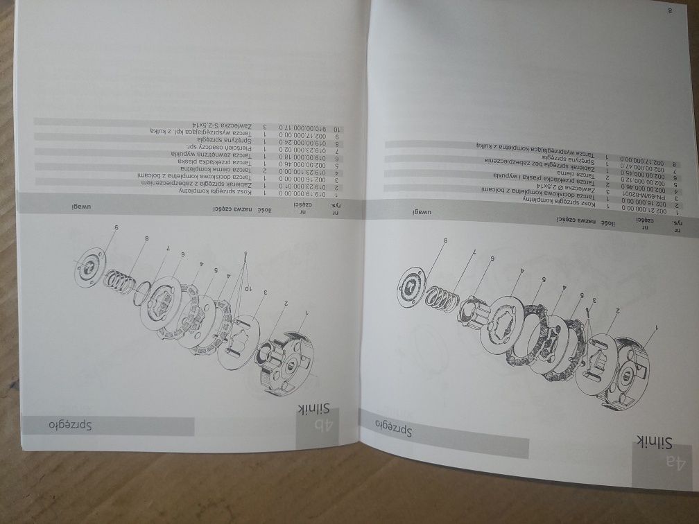 Instrukcja obsługi katalog czesci rama silnik romet motorynka
