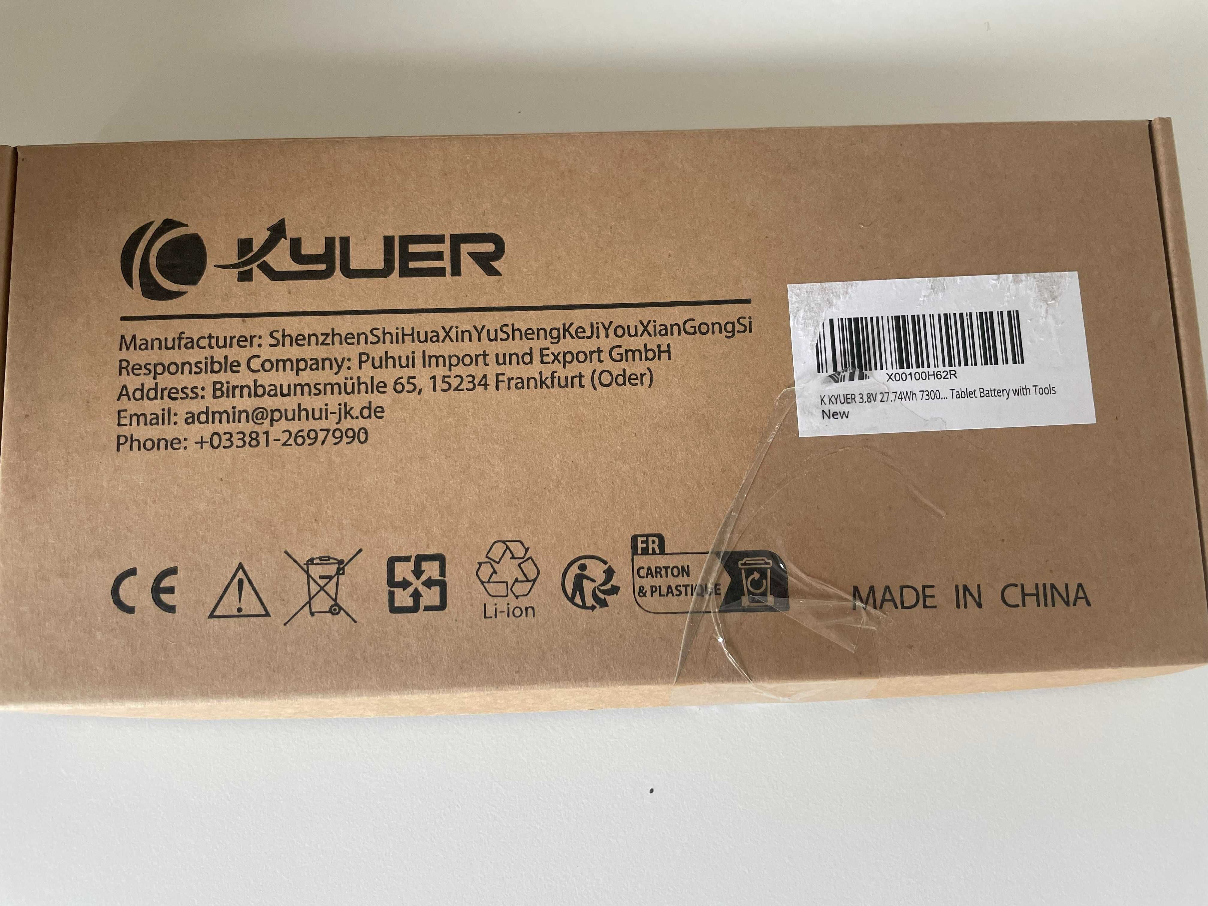 Kyuer 27,74 Wh 7300 zamiennik baterii do tabletu Samsung Galaxy klucze