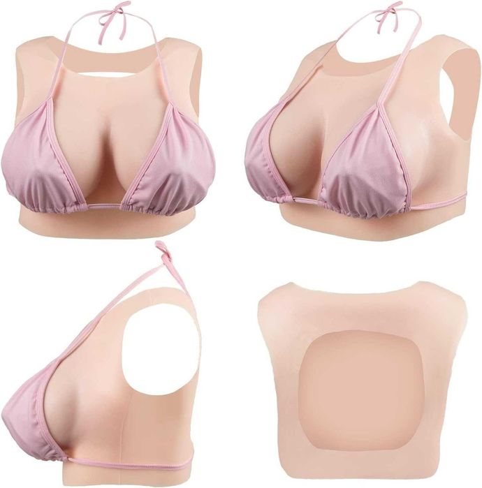 Sztuczne Piersi, SILIKONOWE REALISTYCZNE Biust, Crossdresser, E-CUP