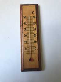 Termometr, pokojowy drewniany 15x4cm