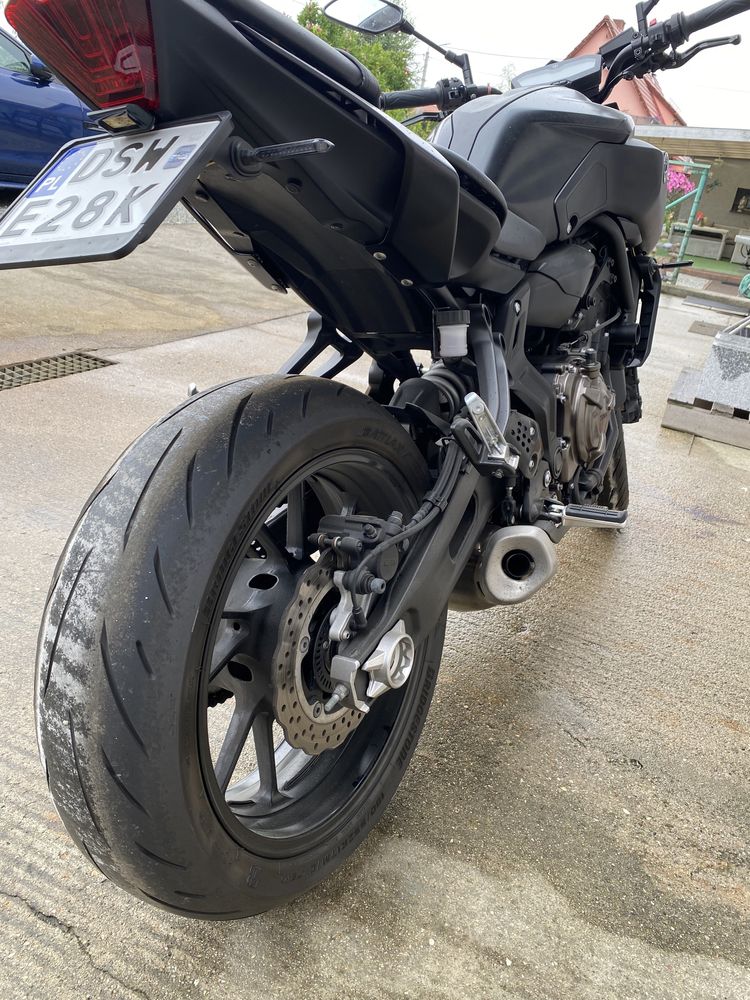 Yamaha mt07 2018 czarny 35kw a2 ABS