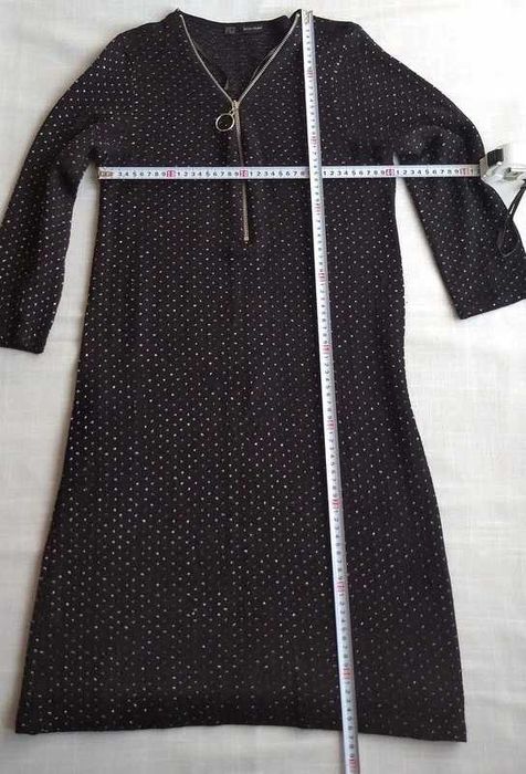 karnawałowa czarna sukienka Bodyflirt 36/38