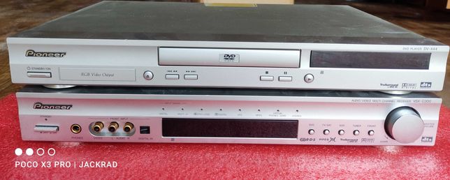 Pioneer zestaw DVD i amplituner z głośnikami