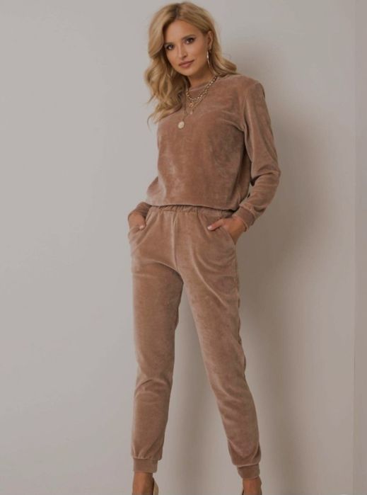 Dres welurowy, damski. rozmiar M