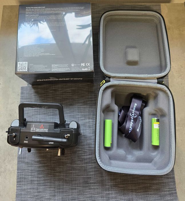 Radiomaster TX12 ERLS MKII Нові пульти, є 33 шт, батареї 18650, кейс