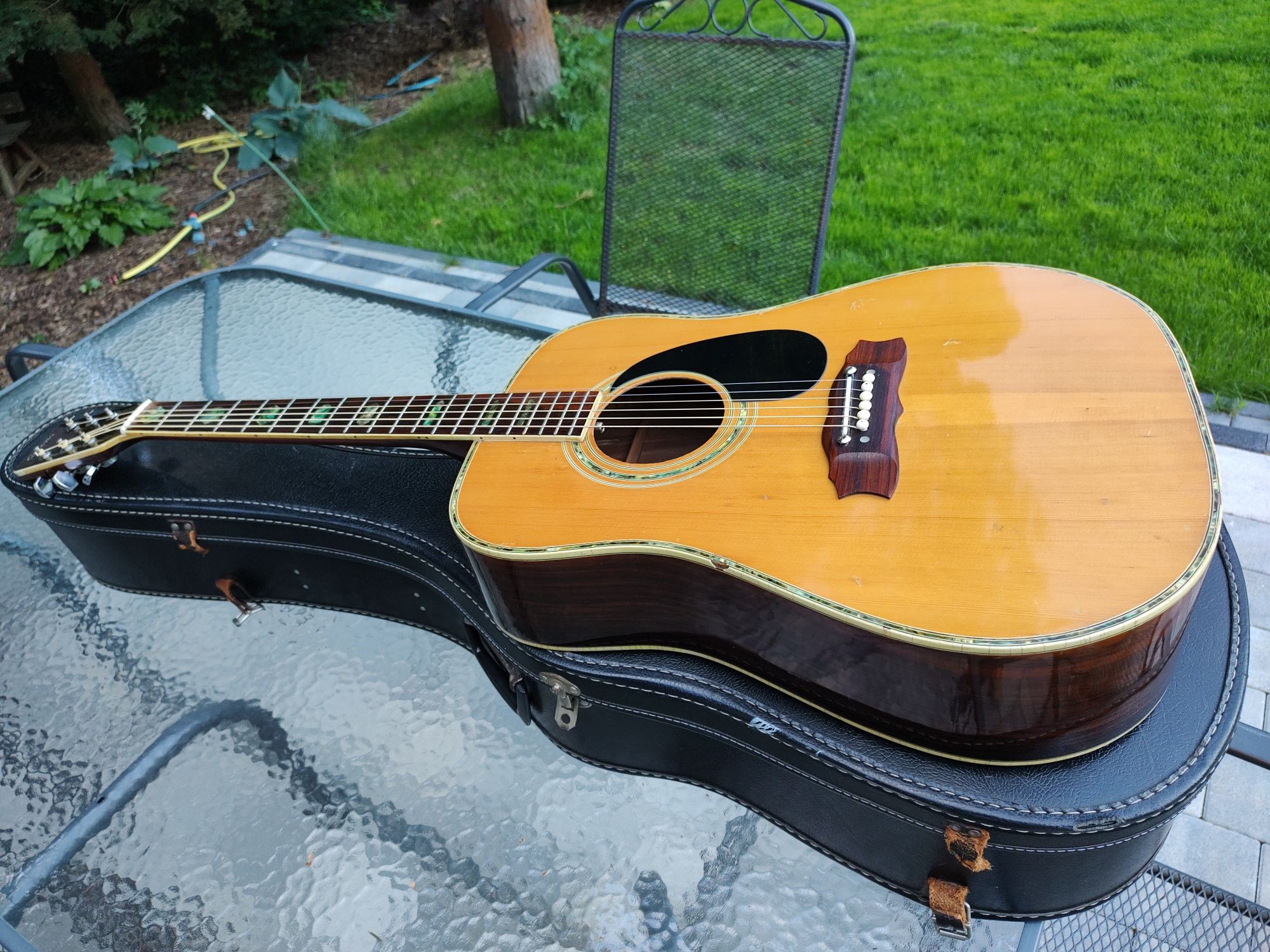 Queens WF 60 Korea UNIQUE gitara akustyczna vintage lata 70-te Śliczna