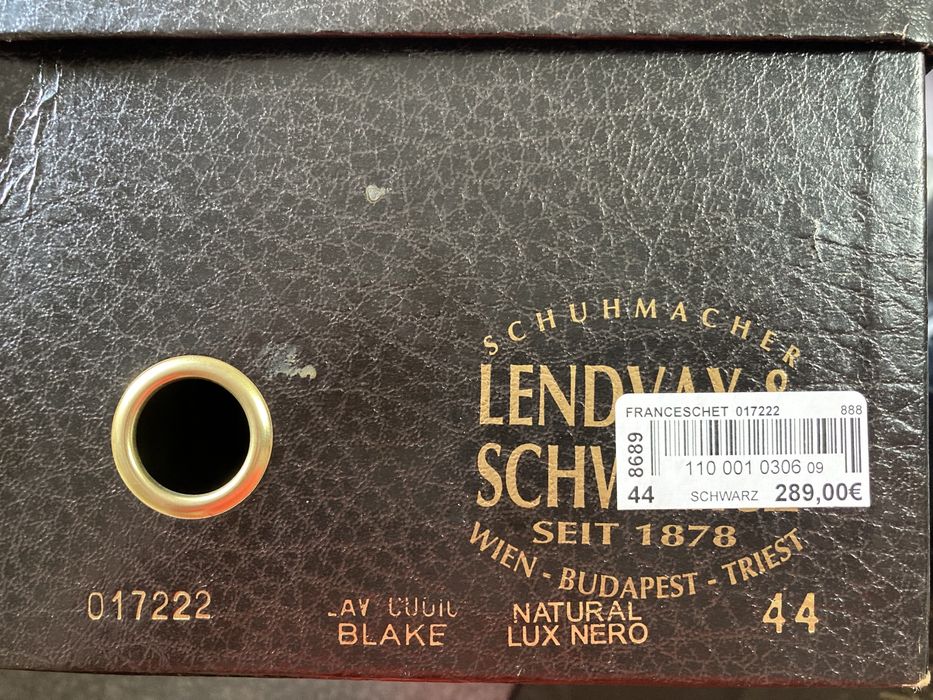 Туфли Lendvay Schearcz eu44