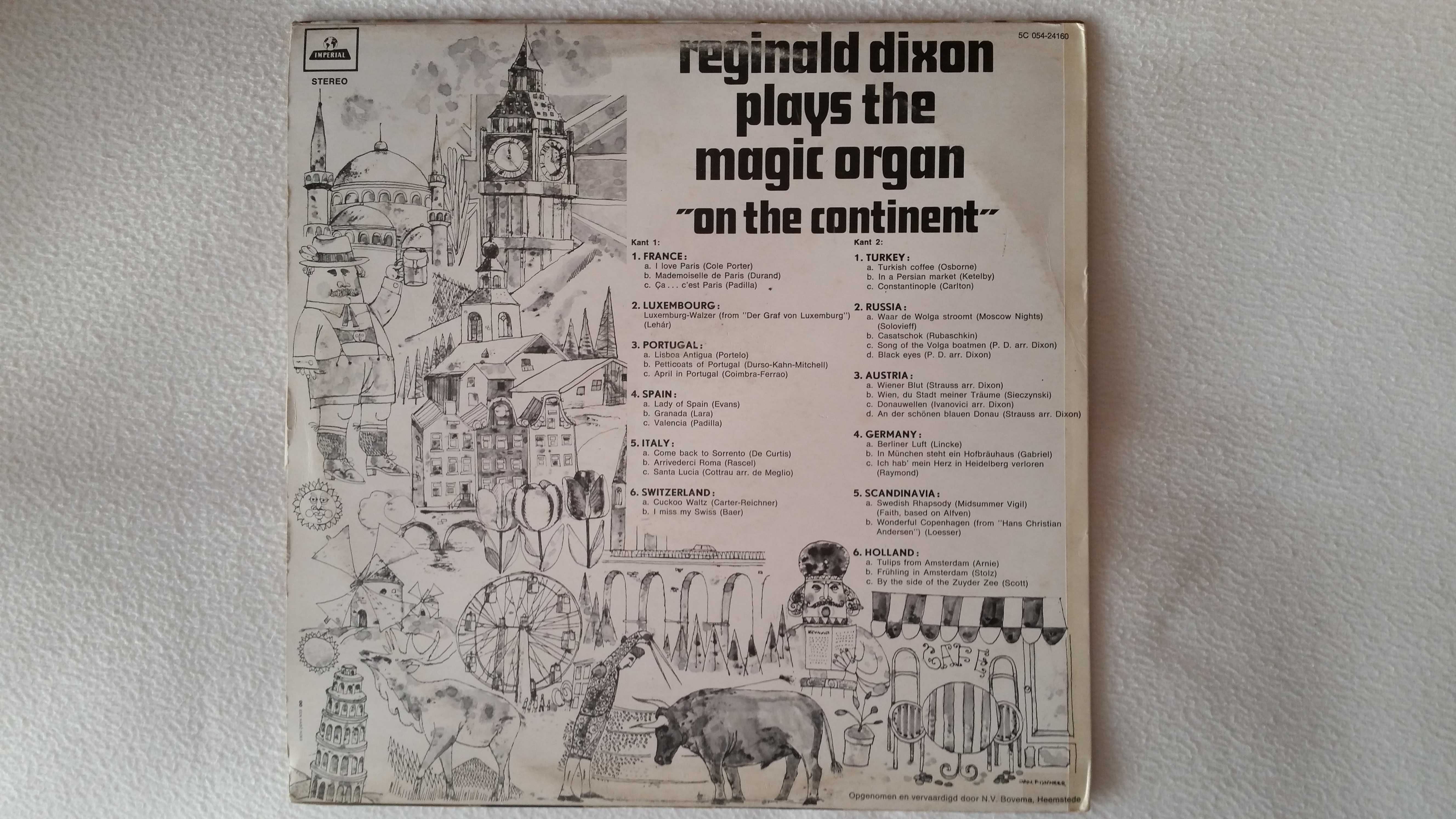 Reginald Dixon plays the magic organ - ON THE CONTINENT (LP)