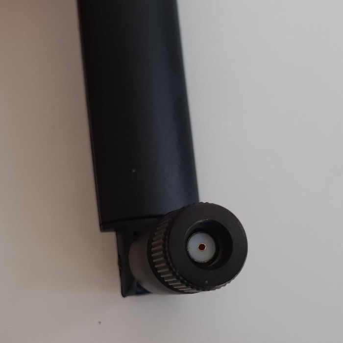 Antena Nova Wi-Fi Wireless 2.4GHz 5GHz 3Dbi Conector Fêmea p/ Routers