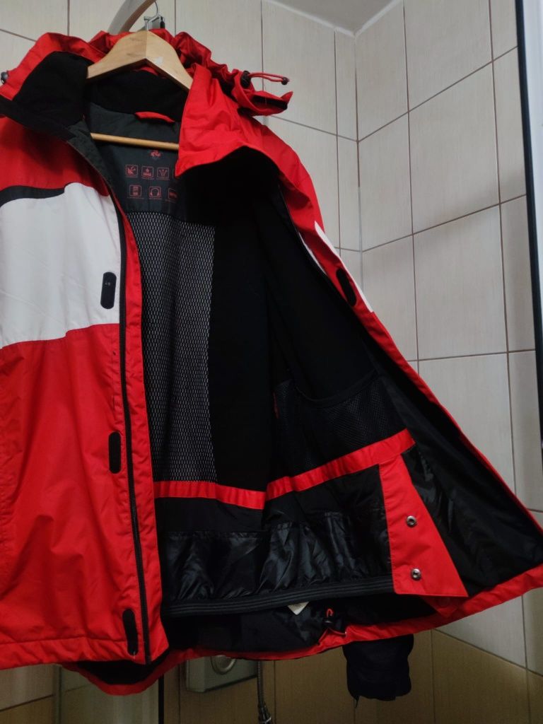 kurtka ocieplana Crivit L XL 52 wiatrówka jacket sport retro drip prem