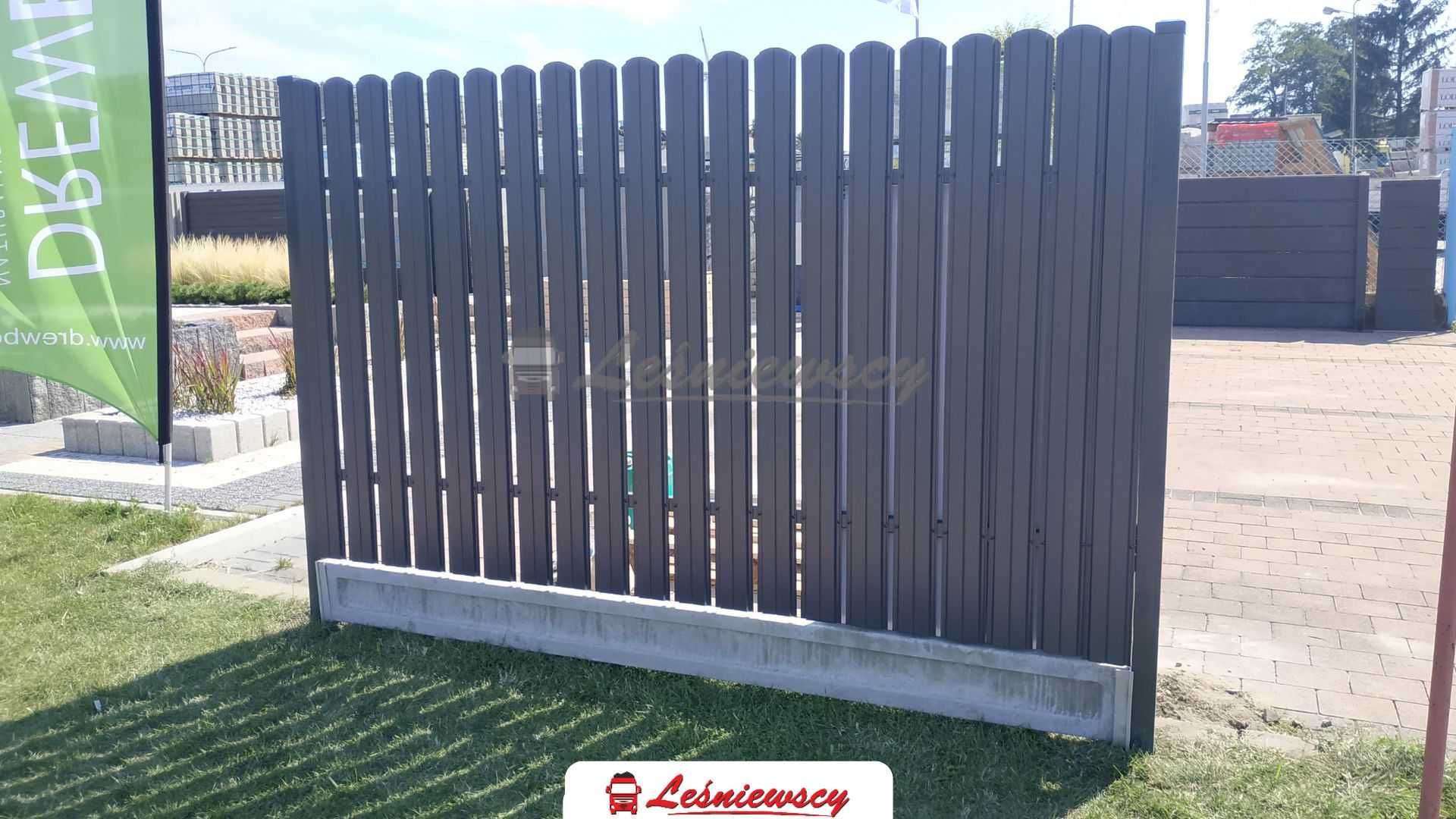 Tanie ogrodzenia sztachety metalowe panele ogrodzeniowe pod wymiar