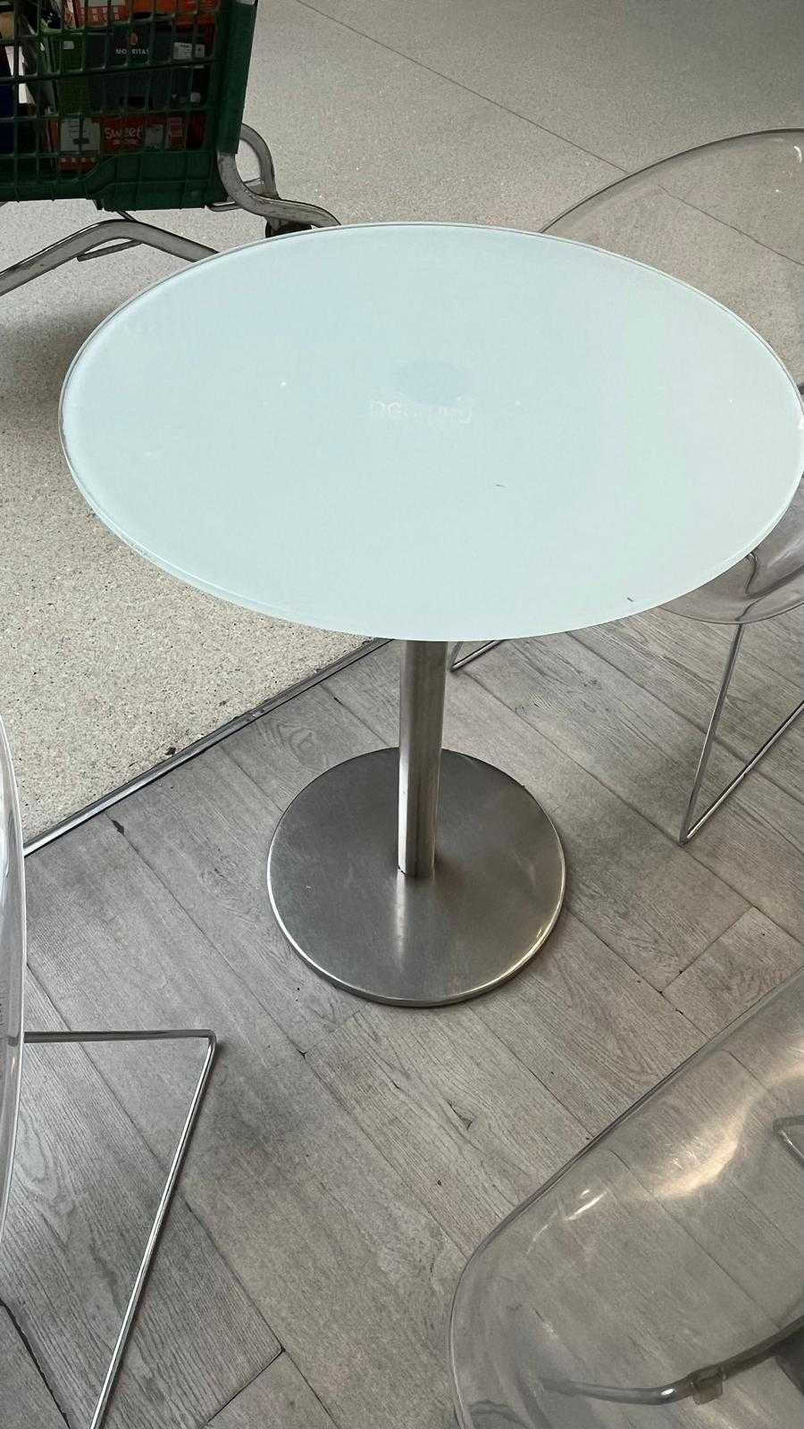 Mesas e Cadeiras de Esplanada - Material em Inox e Policarbonato