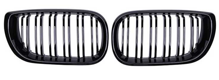 Nerki grill atrapa Czarny połysk BMW E46 SEDAN TOURING LIFT 2001/2006