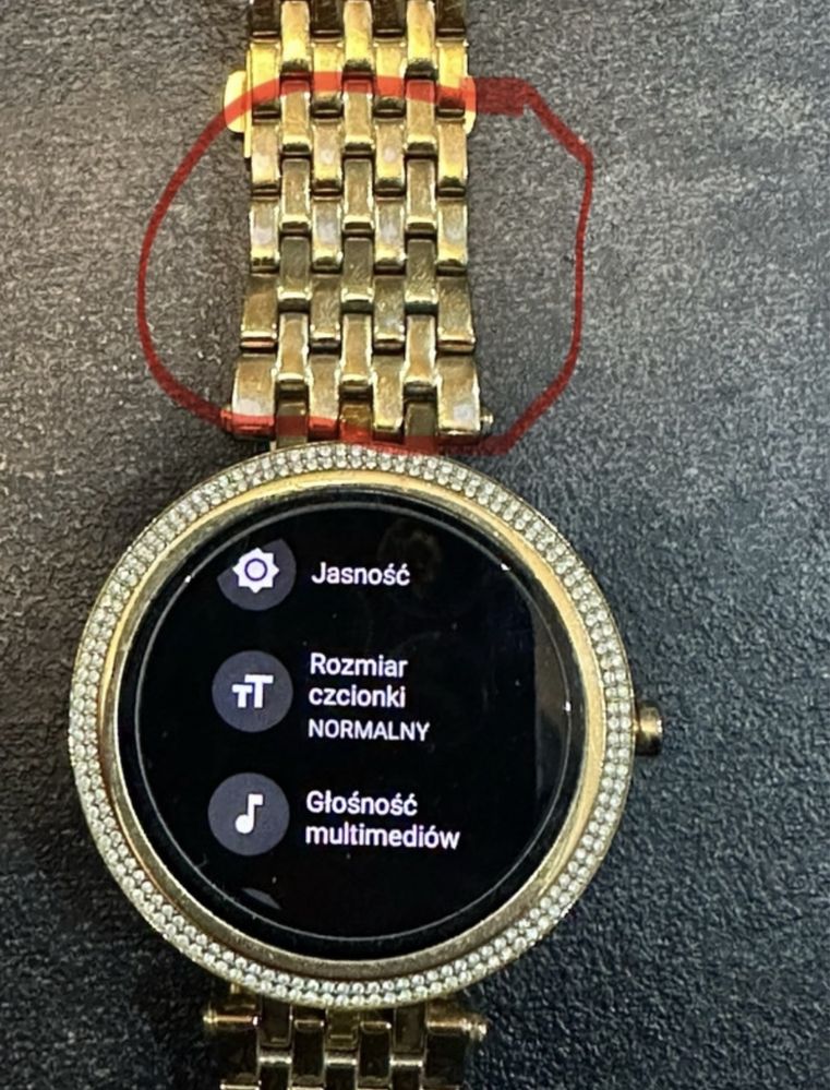 Zegarek smartwatch Michael Kors gen 5E MKT5127 Darci zloty zloto SUPER