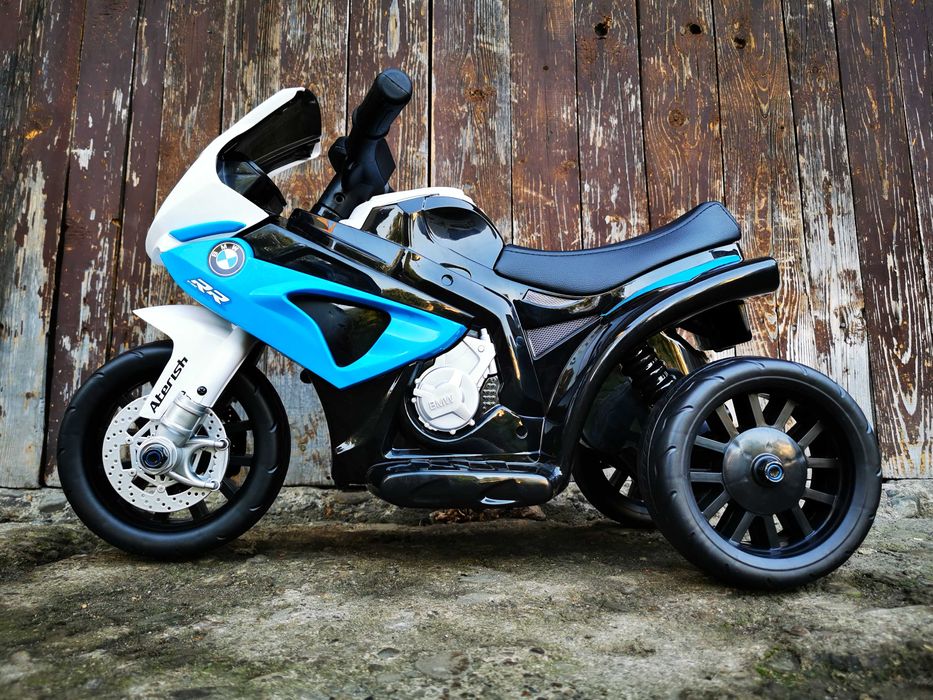 Motocykl BMW RR Ścigacz Elektryczny Trójkołowy Auto AKUMULATOR DZIECI