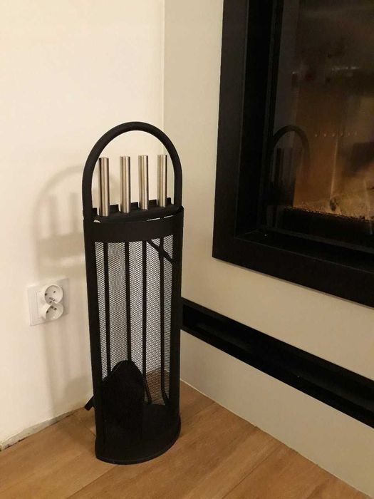 Przybory Kominkowe Akcesoria Do Kominka Zestaw 5w1 Metalowy