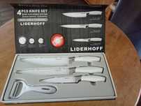 Komplet noży w pudełku Liderhoff HOME & KITCHEN 3 szt. Plus obieraczka