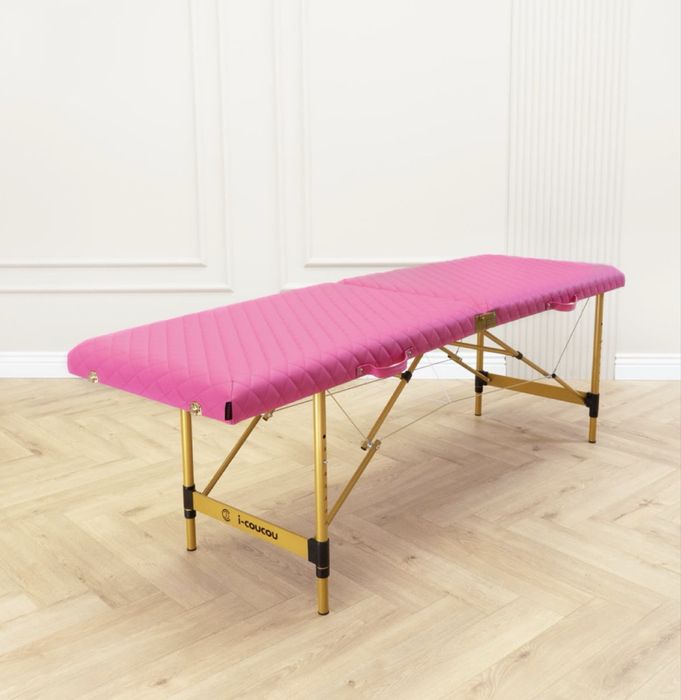 Łóżko do rzęs NOWE różowe i czarne