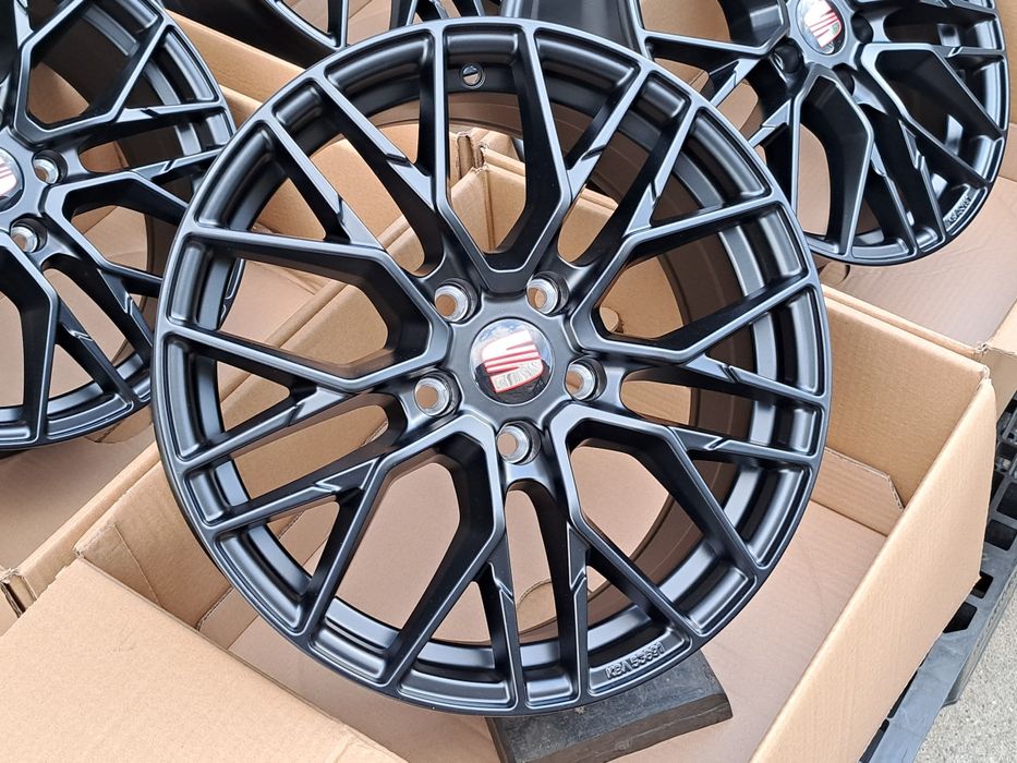 Alufelgi SEAT 18 5x100 Arona Ibiza Leon Toledo Cordoba CA20 Black matt