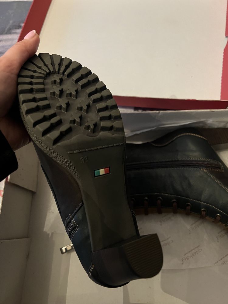 Kozaki Oleksy Buty Oleksy Półbuty Oleksy Botki 38