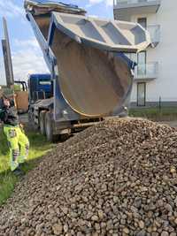 Żwir piasek kamien ziemia ogrodow Trasport od 05 tony  do 27 ton!!