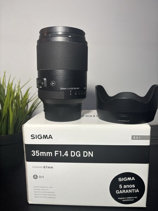 Lente sigma 35mm F1.4 Dg Dn para sony e-mount com garantia