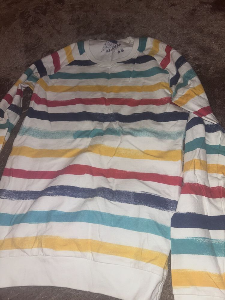 Bluza  meska w paski pull bear