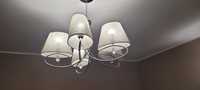 Lampy lampa alfa siena 5 punktowa kinkiet abazur glamour diamenty