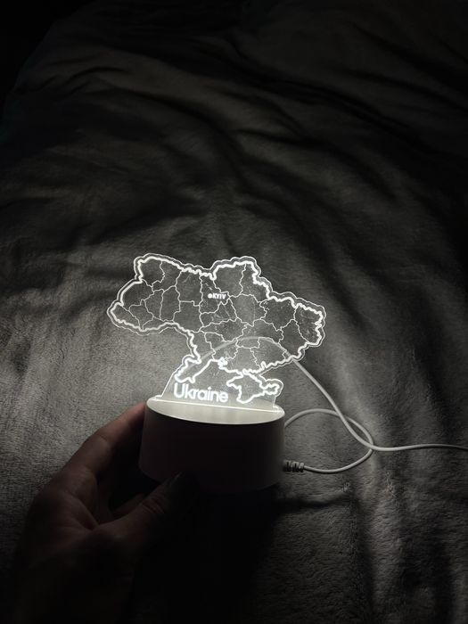 світильник від павербанку у вигляді Україна