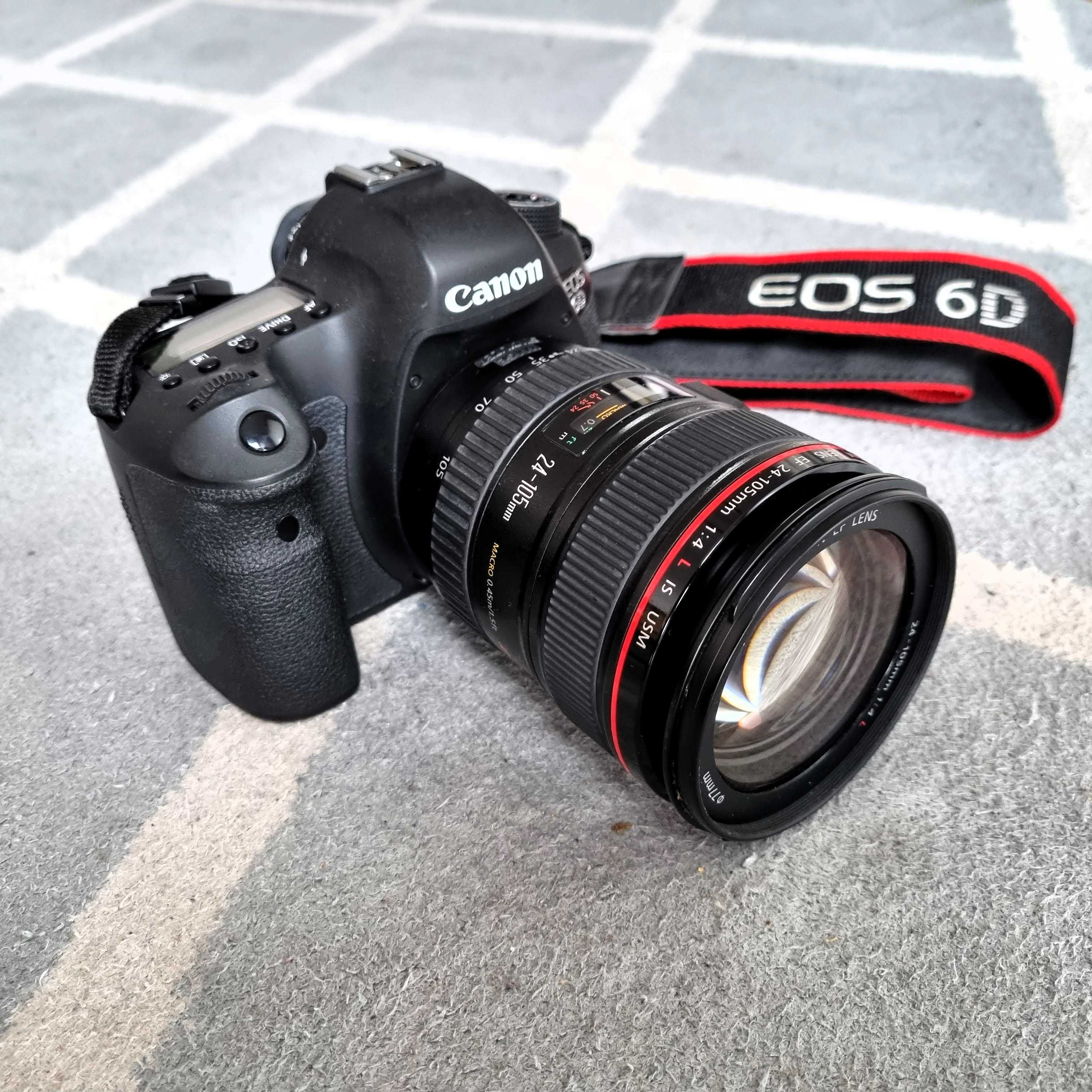 Canon EOS 6D + obiektywy (24-105mm i 50mm)