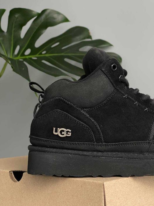 Уггі UGG Highland Hi Heritage Black ботікни чорні
