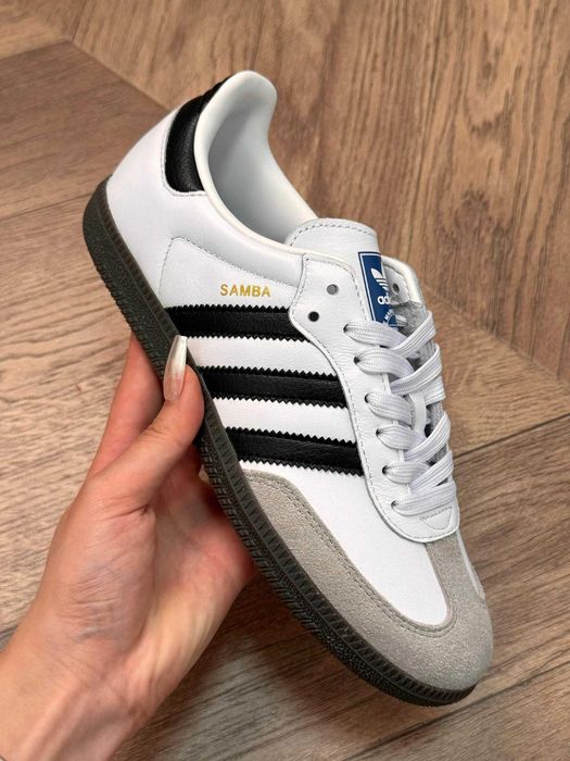 "Buty damskie Trampk" adidas Samba Biały Rozmiar.38,5
