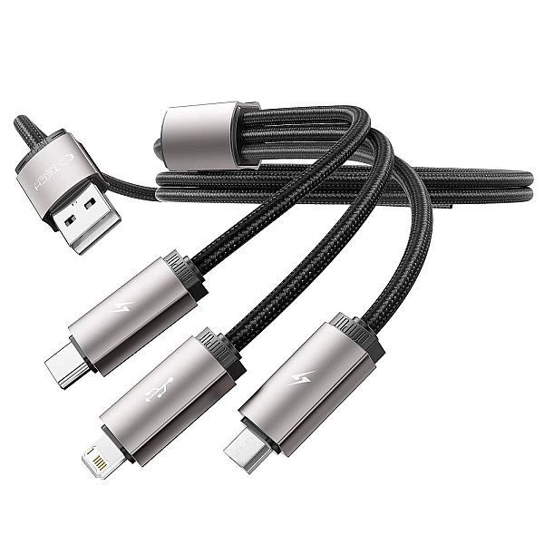 Kabel Tech-Protect UltraBoost 3w1 USB-A - Lightning / USB-C / micro US