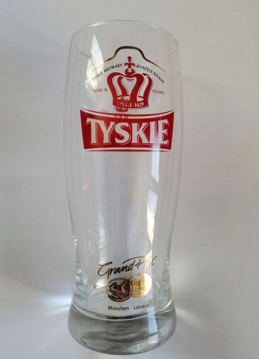 Kufel do piwa Tyskie, szklanka 0.5 l bdb