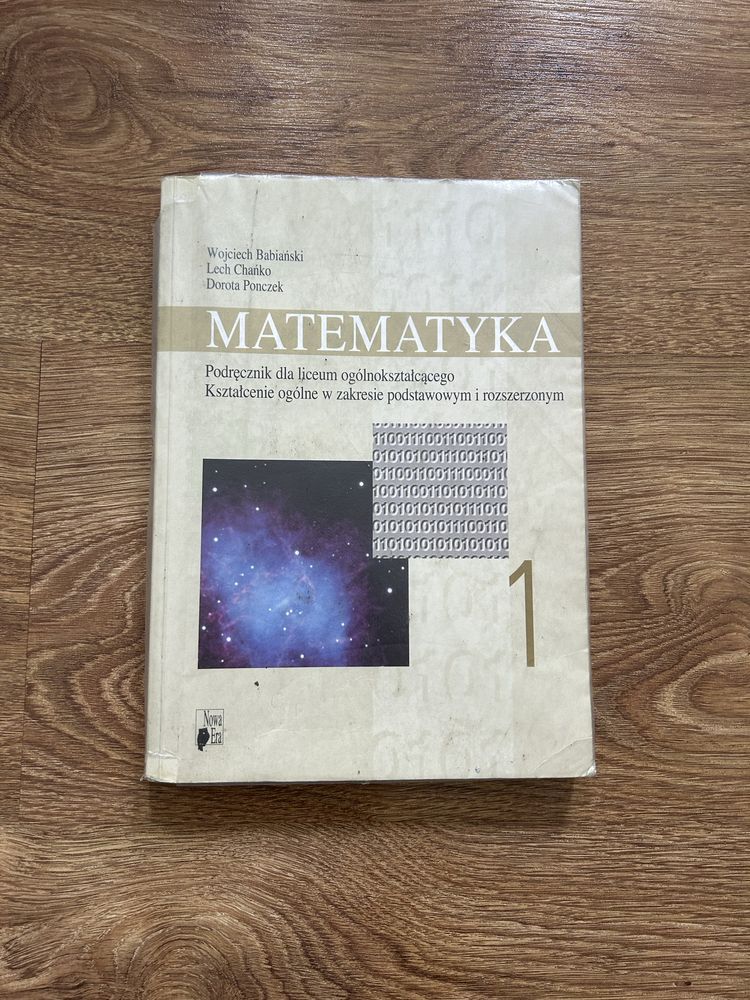 MATEMATYKA 1 Podręcznik dla Liceum Ogólnokształcącego