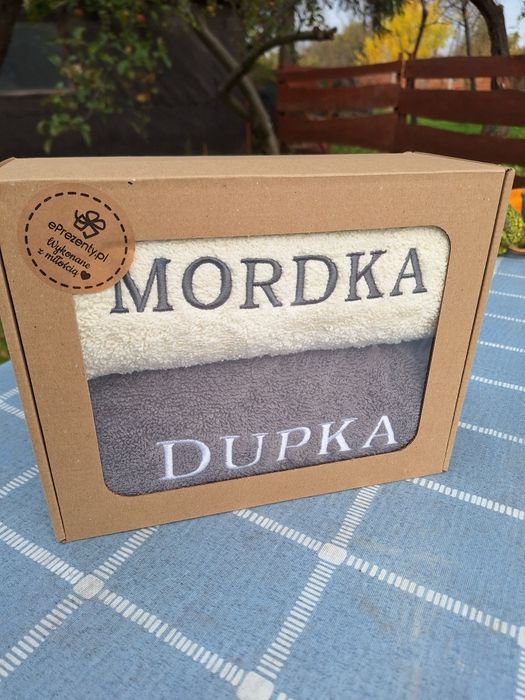 Komplet ręczników zestaw prezentowy nowy śmieszny