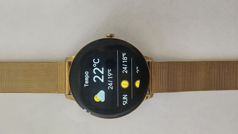 ONEwatch smart Relógio dourado