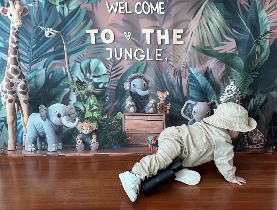 Pano de Fundo Fotografico - Tema Safari