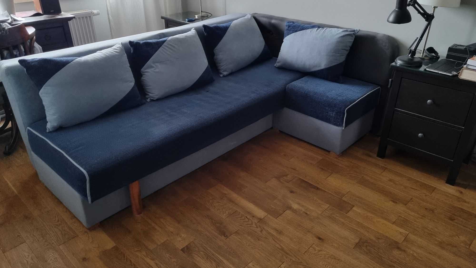Narożnik z funkcją spania