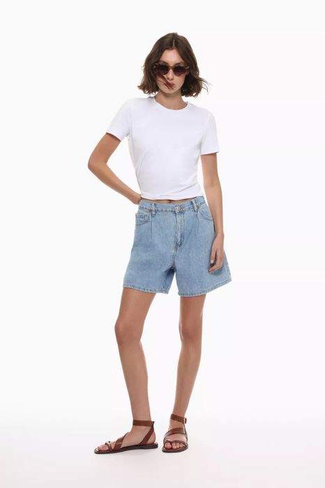 Джинсові шорти бермуди