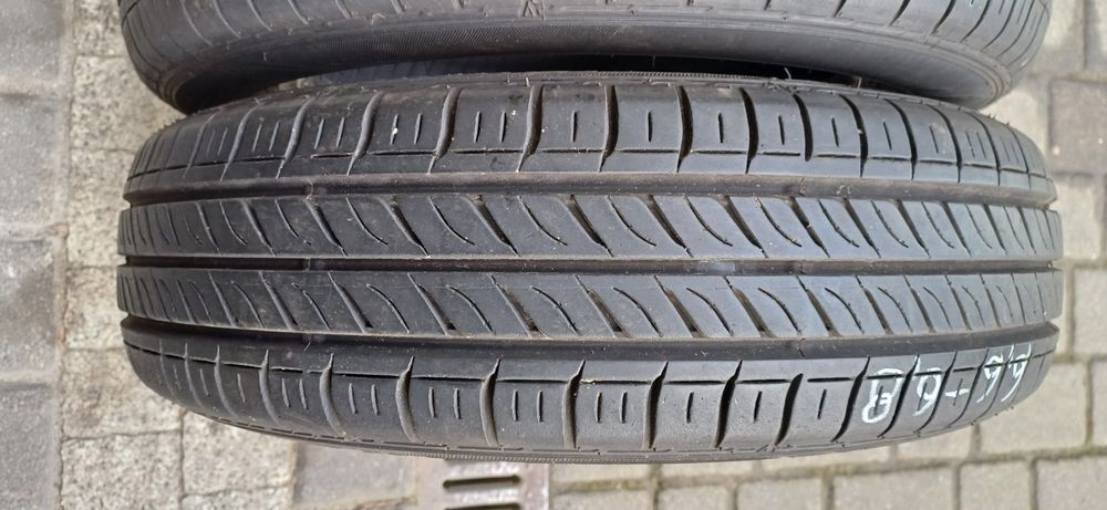 165/65R14 DUNLOP , dwie używane opony letnie.