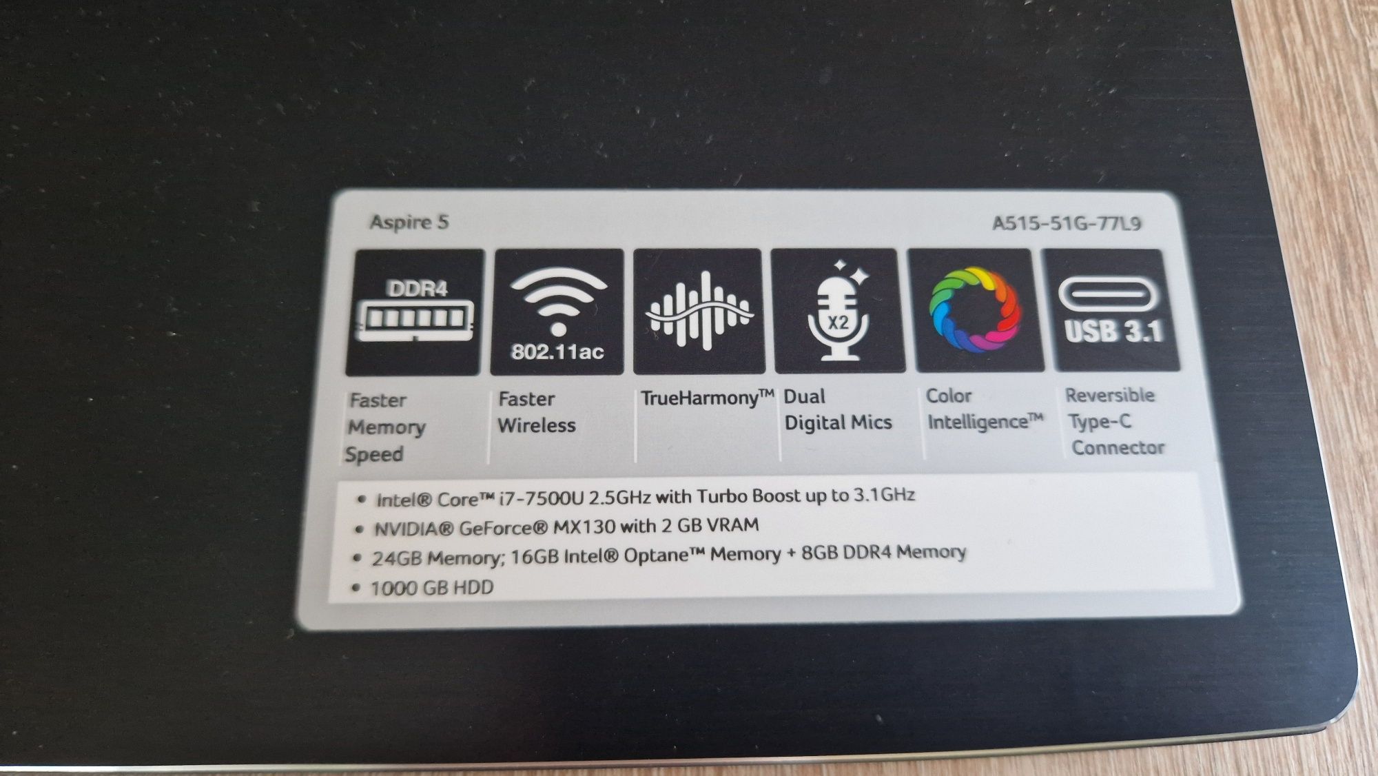 Laptop Acer Aspire 5