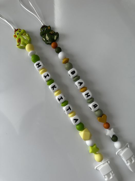 Іменні тримачі для гризунця, для соски, пустушки