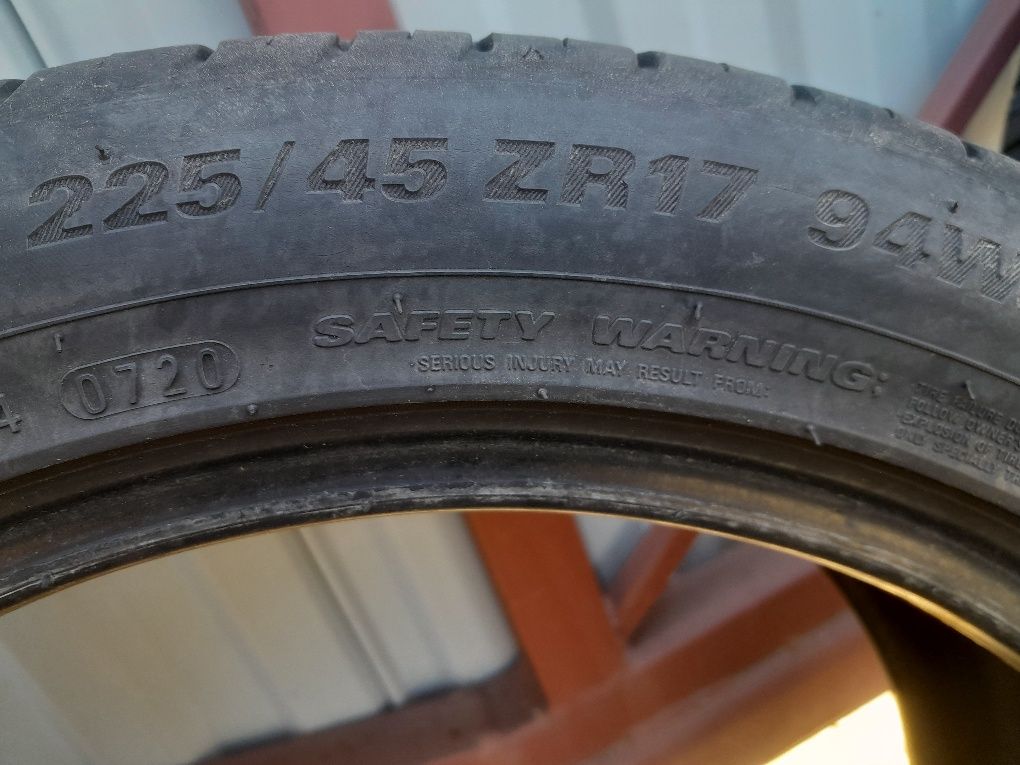 Opony letnie 225/45R17 KUMHO