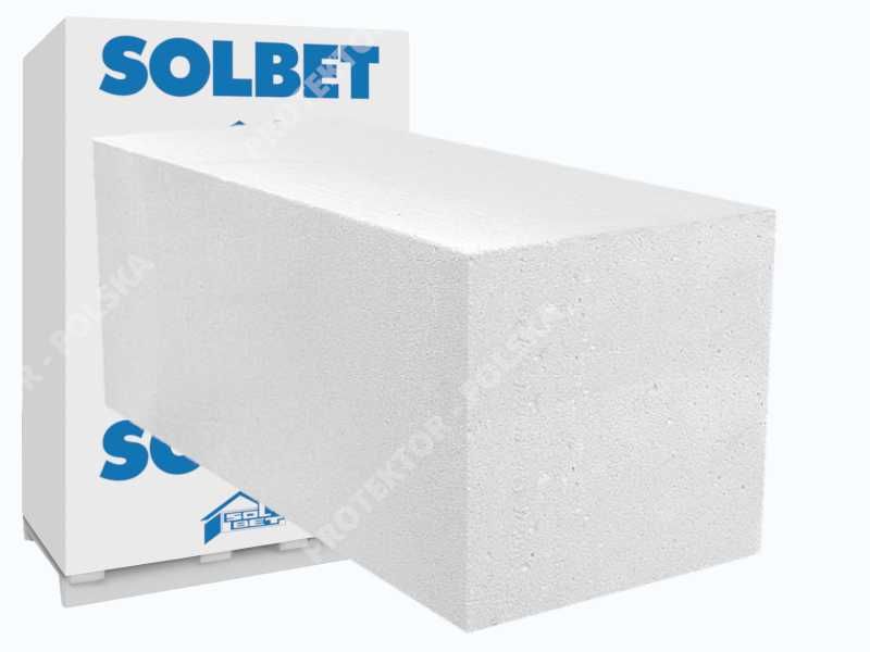 SOLBET 24cm bloczek beton komórkowy pustaczek mur budowa xella domek