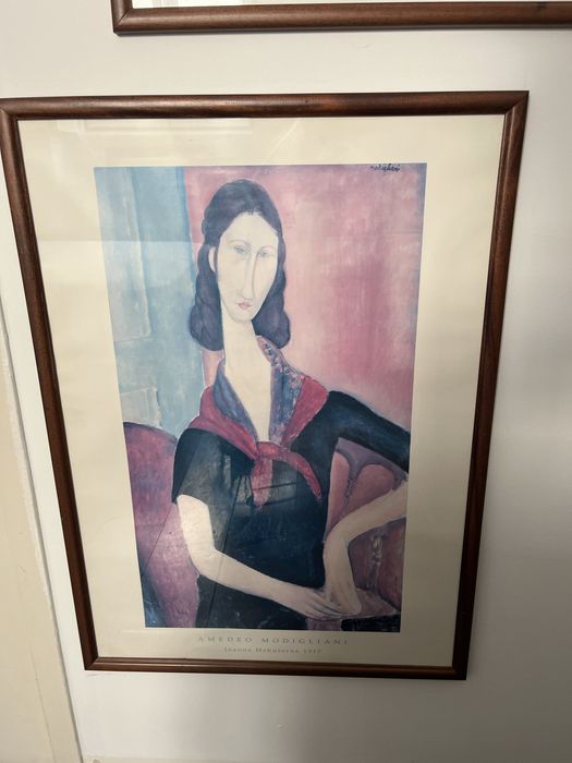 Gravura Modigliani com moldura